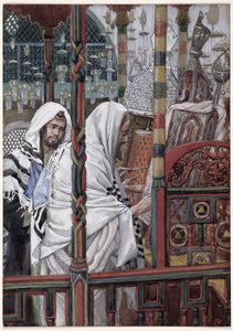 Jesus lehrt in der Synagoge, Illustration für Das Leben Christi, ca. 1886-94 von James Jacques Joseph Tissot