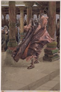 Judas bereut und gibt das Geld zurück, Illustration für Das Leben Christi, ca. 1886-94 von James Jacques Joseph Tissot