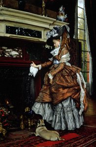 Der Kamin, 1869 von James Jacques Joseph Tissot