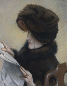 La Liseuse, ca. 1883 von James Jacques Joseph Tissot