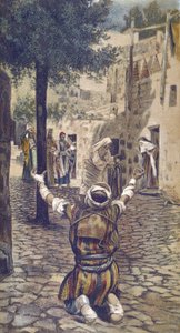 Die Heilung der Aussätzigen in Kapernaum - aus „Das Leben unseres Herrn Jesus Christus“ von James Jacques Joseph Tissot