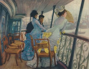 An Bord der H.M.S. Calcutta, ca. 1877, 1948 von James Jacques Joseph Tissot