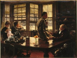 Gleichnis vom verlorenen Sohn: die Abreise, 1880 von James Jacques Joseph Tissot