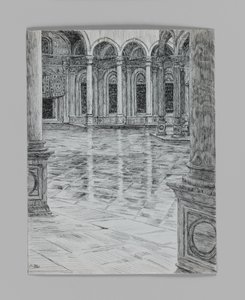Portikus der Moschee von Mohamet-Ali, Illustration aus Das Leben unseres Herrn Jesus Christus
