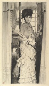 Porträt von Miss L..., oder Eine Tür muss entweder offen oder geschlossen sein, 1876
