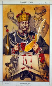 Souveräne Nr. 8 Karikatur aus Vanity Fair, 1871 von James Jacques Joseph Tissot