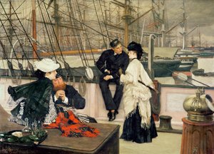 Der Kapitän und der Maat, 1873 von James Jacques Joseph Tissot