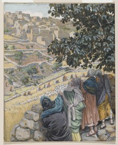 Die Jünger essen Weizen, Illustration aus Das Leben unseres Herrn Jesus Christus