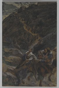 Die Flucht der Apostel, Illustration aus Das Leben unseres Herrn Jesus Christus, 1886-94 von James Jacques Joseph Tissot