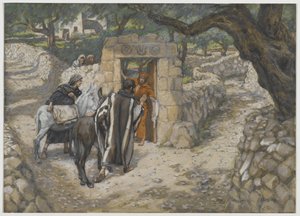 Das Fohlen von Bethphage, Illustration aus Das Leben unseres Herrn Jesus Christus, 1886-94 von James Jacques Joseph Tissot