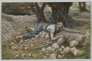 Der verborgene Schatz, Illustration aus Das Leben unseres Herrn Jesus Christus von James Jacques Joseph Tissot