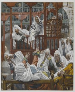 Der Besessene in der Synagoge, Illustration aus Das Leben unseres Herrn Jesus Christus