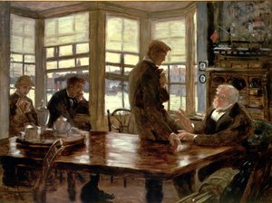 Der verlorene Sohn im modernen Leben: Die Abreise, ca. 1882 (Vorbereitungsskizze) von James Jacques Joseph Tissot