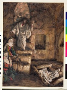 Die Auferweckung des Lazarus, Illustration für Das Leben Christi von James Jacques Joseph Tissot