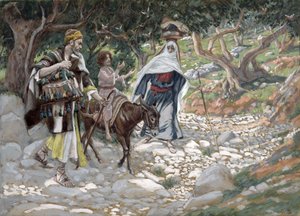 Die Rückkehr aus Ägypten, Illustration für Das Leben Christi, ca. 1886-94 von James Jacques Joseph Tissot