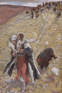 Der Sündenbock, Illustration für Das Leben Christi von James Jacques Joseph Tissot
