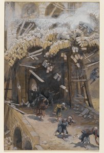 Der Turm von Siloah, Illustration aus Das Leben unseres Herrn Jesus Christus, 1886-96 von James Jacques Joseph Tissot