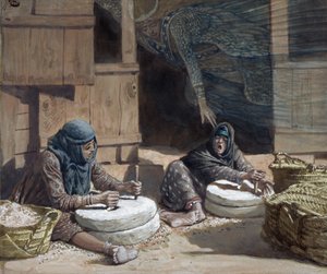 Die zwei Frauen an der Mühle, Illustration für Das Leben Christi, ca. 1886-94 von James Jacques Joseph Tissot
