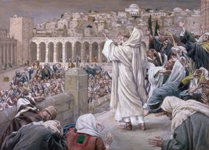 Die Stimme vom Himmel, Illustration für Das Leben Christi, ca. 1886-96 von James Jacques Joseph Tissot