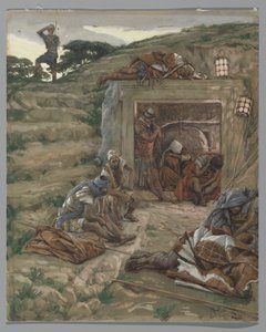 Die Wache am Grab, Illustration aus Das Leben unseres Herrn Jesus Christus, 1886-94 von James Jacques Joseph Tissot