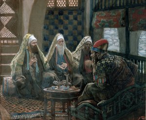 Die Weisen und Herodes, Illustration für Das Leben Christi