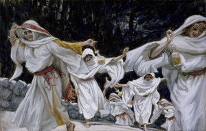 Die klugen Jungfrauen, Illustration für Das Leben Christi