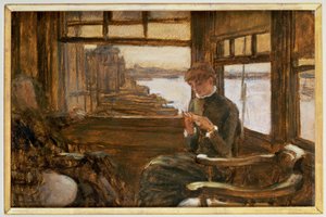 Die Abreise, um 1880 von James Jacques Joseph Tissot