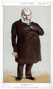 Der einzige Mann, der je bekannt ist, Mr. Gladstone zum Lächeln zu bringen, 1871