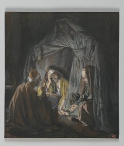 Zwei oder drei versammelt in meinem Namen, Illustration aus Das Leben unseres Herrn Jesus Christus von James Jacques Joseph Tissot