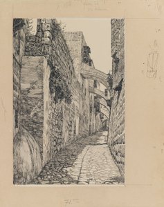 Via Dolorosa, Jerusalem, Illustration aus Das Leben unseres Herrn Jesus Christus von James Jacques Joseph Tissot