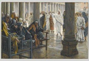 Wehe euch, Schriftgelehrte und Pharisäer, Illustration aus Das Leben unseres Herrn Jesus Christus, 1886-94 von James Jacques Joseph Tissot