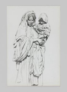 Frau und Kind von Jericho, Illustration aus Das Leben unseres Herrn Jesus Christus