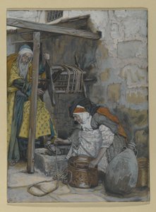 Zacharias und Elisabeth, Illustration für Das Leben Christi, ca. 1886-94 von James Jacques Joseph Tissot