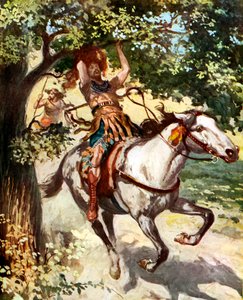 Absalom hängt am Eichenbaum von James Jacques Joseph after Tissot