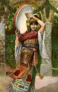 Jephthahs Tochter von J. James Tissot - Bibel von James Jacques Joseph after Tissot