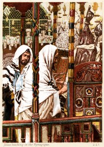 Jesus lehrt in der Synagoge