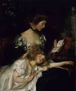 Mutter und Kind Lady Shannon und Kitty, ca. 1900-1910