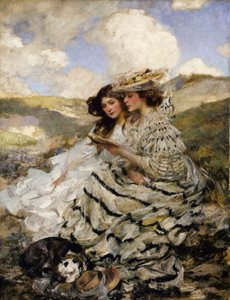 Auf den Dünen (Lady Shannon und Kitty) von James Jebusa Shannon