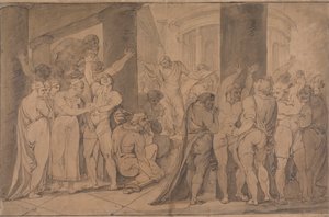 Der Körper der Lucretia den Römern ausgesetzt von James Jefferys
