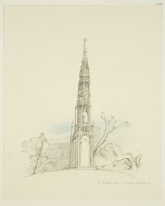 Bristol High Cross in den Stourhead Gardens von James Johnson