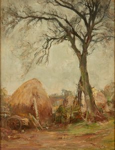 Frühling auf dem Bauernhof, Currie von James Lawton Wingate