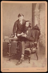 Porträt von Samuel Edward Warren mit Student von James M Capper