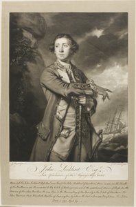 Porträt von John Lockhart, Esquire von James MacArdell