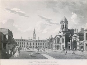 Der Obere Hof, Dublin Castle von James Malton