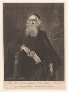 Porträt von Aaron Hart von James McArdell