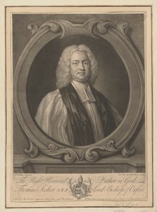 Thomas Secker, Lordbischof von Oxford von James McArdell