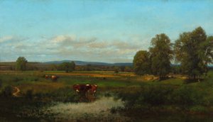 Kühe auf der Weide 1870