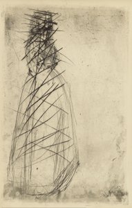 [76] Eindrücke von annullierten Platten von Whistler - Fumette stehend von James Abbott McNeill Whistler