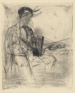 [76] Eindrücke von annullierten Platten von Whistler - Ross Winans. von James Abbott McNeill Whistler