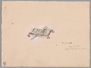 Ein Schläger auf einem Kissen von James McNeill Whistler